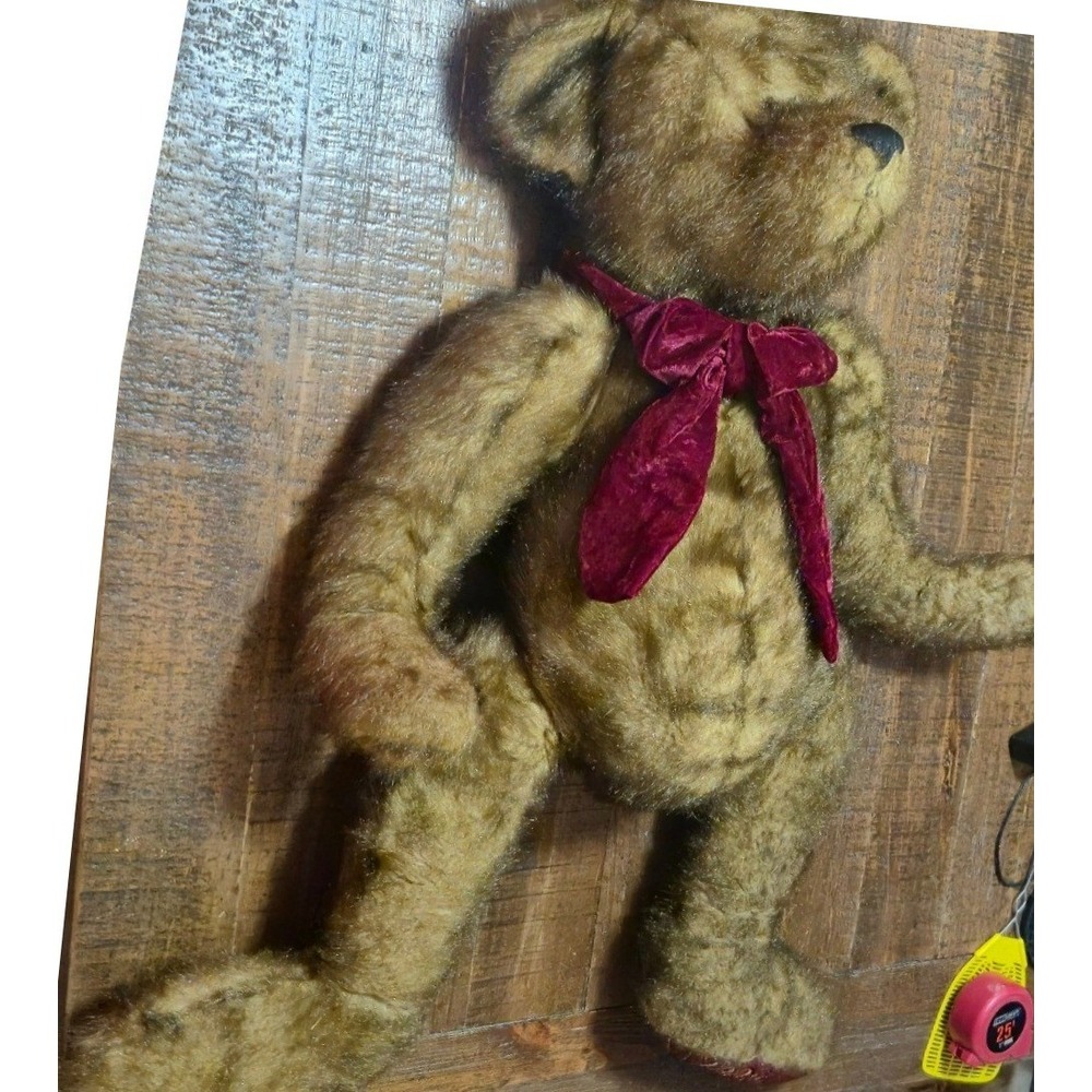 Dan Dee 100th Anniversary Special Edition 26 inch Teddy Bear Burgundy Bow